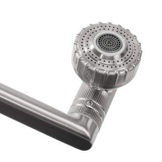 REA PACO Umyvadlová baterie INOX, broušený nikl, vysoká REA-B0537