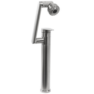 REA PACO Umyvadlová baterie INOX, broušený nikl, vysoká REA-B0537
