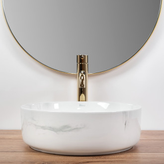 Umyvadlo na desku REA SAMI Nature Marble