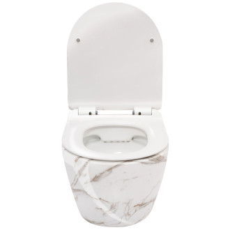 REA Carlos Lava Shiny WC mísa bez splachovacího okruhu REA-C0536