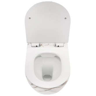 REA Carlos Lava Shiny WC mísa bez splachovacího okruhu REA-C0536