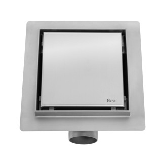 REA NEO Odtokový žlab 120x120, broušený nikl REA-G6206