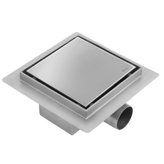 REA NEO Odtokový žlab 150x150 broušený nikl REA-G6207