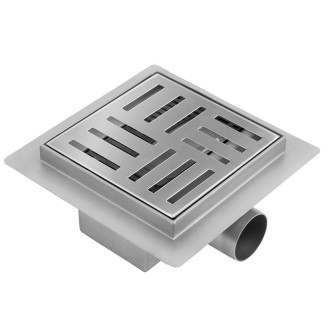REA CROSS Odtokový žlab 150x150 broušený nikl REA-G6201