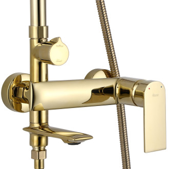 REA Veneta sprchový set, zlatá REA-P7842