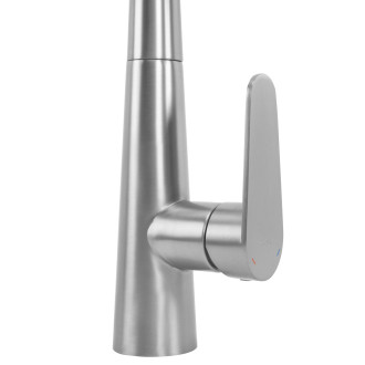 REA Ross kuchyňská baterie, broušený nikl inox REA-B5314