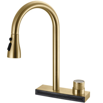 Rea Kuchyňská baterie REA CONOR BRUSH GOLD REA-B6312