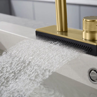 Rea Kuchyňská baterie REA CONOR BRUSH GOLD REA-B6312