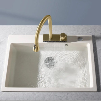 Rea Kuchyňská baterie REA CONOR BRUSH GOLD REA-B6312