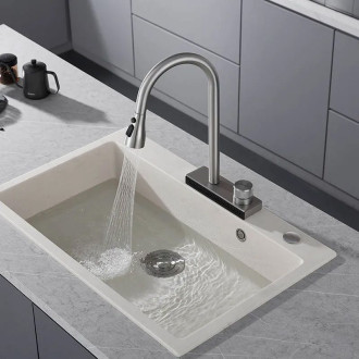 Kuchyňská baterie REA CONOR BRUSH NICKEL