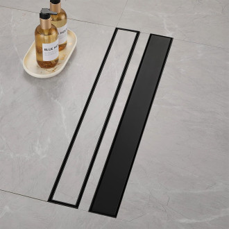 REA Odtokový žlab Pure Neox - matný černý REA-G6605