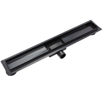 REA Odtokový žlab Pure Neox - matný černý REA-G6605