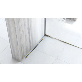 Listwa spadkowa brodzikowa 120cm Gold