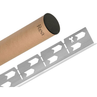 Rea Spádová lišta sprchové vaničky 100cm, nikl REA-K3212
