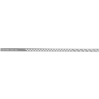 Listwa spadkowa brodzikowa 120cm brush nickel