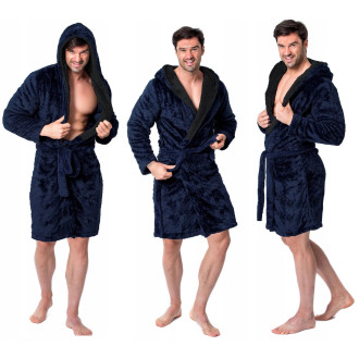 Pánský župan Jordan Navy Black L