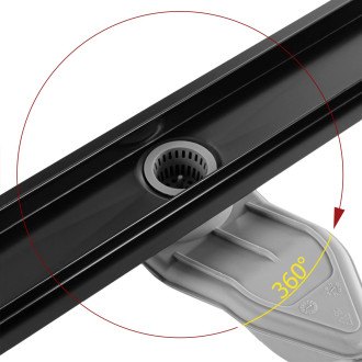 REA Odtokový žlab Neox Superflow, černý 60 REA-G7805