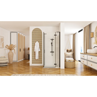 Rea Sprchová kabina REA Hugo Black 90x90 KPL-45223
