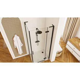 Rea Sprchová kabina REA Hugo Black 80x90 KPL-45221
