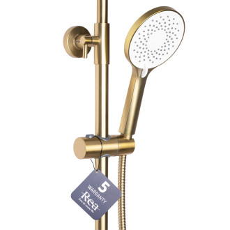 REA Avalon sprchový set, broušená zlatá REA-P2400