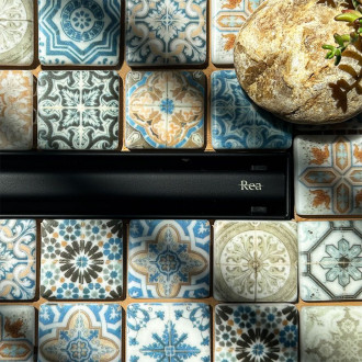 REA Odtokový žlab Neox Slim pro black 100 REA-G2712