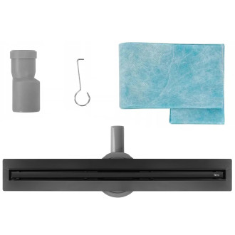 REA Odtokový žlab Neox Slim pro black 100 REA-G2712