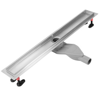 REA Lineární odtok Neox Superflow, broušený nikl 60 REA-G2705