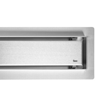 REA Odtokový žlab Neox Superflow, broušený nikl 90 REA-G2708