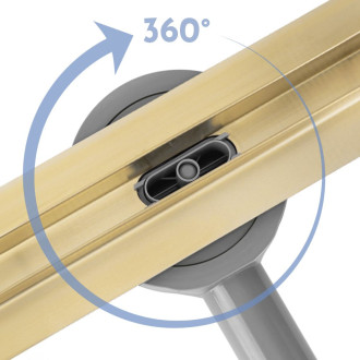 REA Odtokový žlab Neox Slim Pro, zlatá 80 REA-G2719