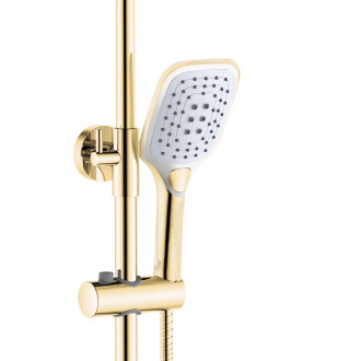 REA Melia sprchový set, bílá-zlatá REA-P2406