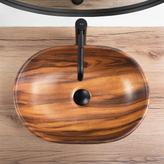 REA Amelia Wood Matt umyvadlo na desku  REA-U5060