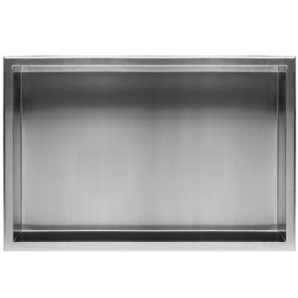Rea Zápustná police pro vestavbu 30x60 steel brush REA-05602