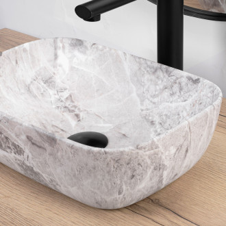 REA Belinda umyvadlo na desku Mini stone matt REA-U3321