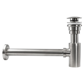 REA Sifon Click-clack INOX broušený nikl REA-A4400
