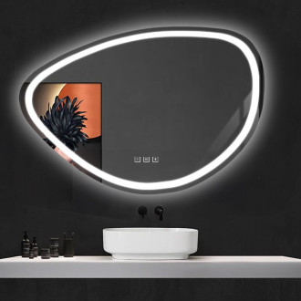 REA Zrcadlo FOG LED 70x100cm  HOM-05516