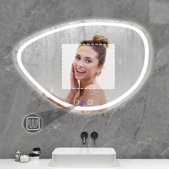 REA Zrcadlo FOG LED 70x100cm  HOM-05516