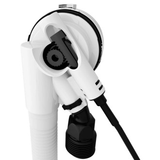 Vanová souprava s napouštěním, bovden, délka 800mm, zátka 72mm, černá mat 71853.21 53676