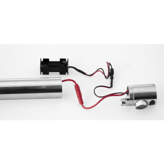 Senzorová nástěnná baterie 6V DC (4xAA), chrom