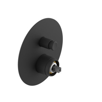 ULTRAMIX tělo podomítkové sprchové baterie, 2 výstupy, černá mat UT042B-1 57414 UT042B-1