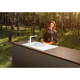 Blanco CLASSIC Neo 6 S Silgranit tartufo obous. prov. s excentrem+přísluš.nerez