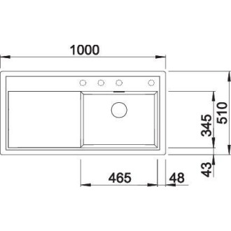 Blanco ZENAR XL 6 S Silgranit aluminium dřez vpravo s excentrem přísluš. ano