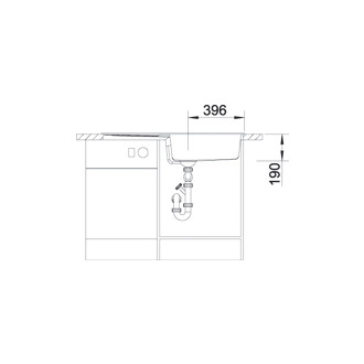 Blanco METRA XL 6 S dřez vestavný černá granit 525 931