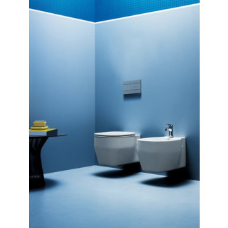 Závěsný bidet GLAZE 52 × 36 cm - Bez upevňovací sady