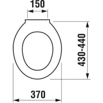 WC sedátko Fayans Neo thermoplast H8913900000001