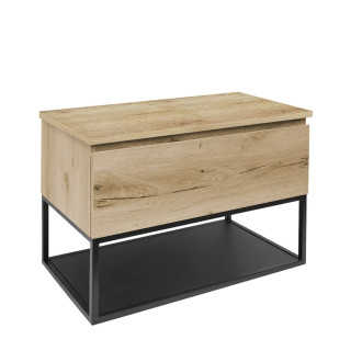 Koup. skř. s deskou a konst 80 cm dub BWAY80OAKDESK