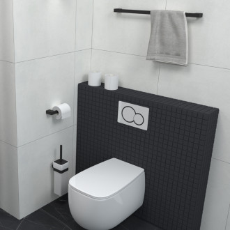 Nimco Kibo černá Ki-set-94KN-90 Sada k WC