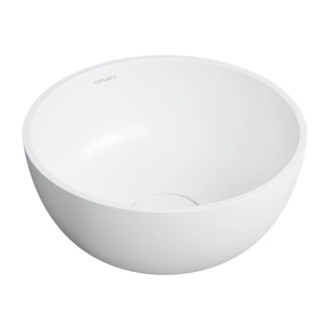 Omnires SHELL umyvadlo M+, 35 cm, matná bílá SHELL350UNBM