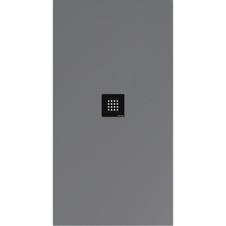 FLEXIA vanička z litého mramoru s možností úpravy rozměru, 150x80cm, šedá mat 57508