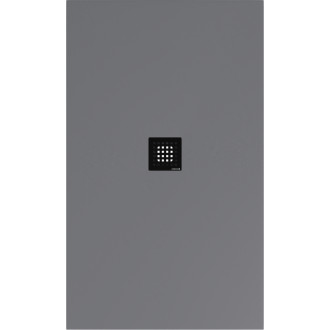 FLEXIA vanička z litého mramoru s možností úpravy rozměru, 150x90cm, šedá mat 57513