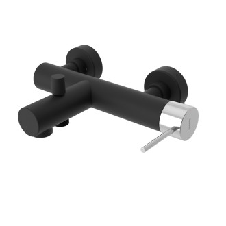 ULTRAMIX nástěnná vanová baterie, černá mat/chrom UT010BC